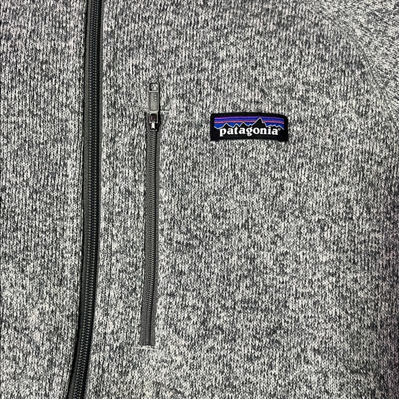 Patagonia Heather Gray Zip-Up Jacket - Picture 3 of 3